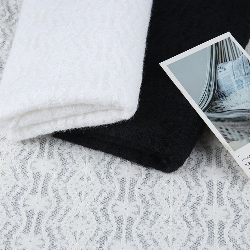 Lace Fabric Feather Nylon Warp Knit Wholesale Supplier 4